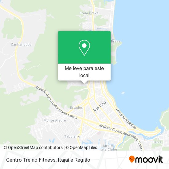 Centro Treino Fitness mapa