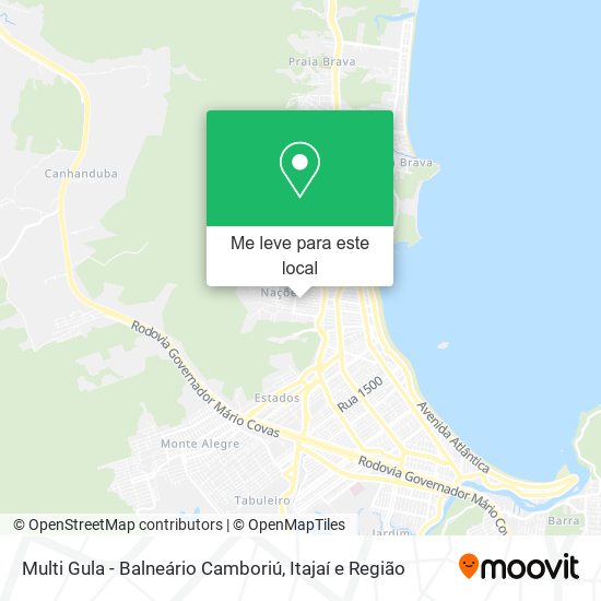 Multi Gula - Balneário Camboriú mapa