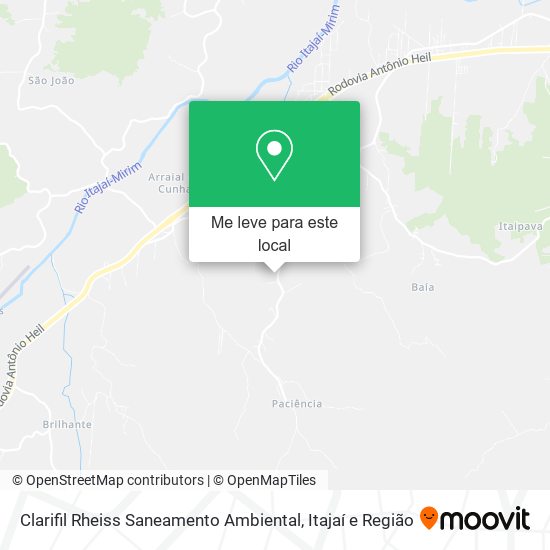 Clarifil Rheiss Saneamento Ambiental mapa