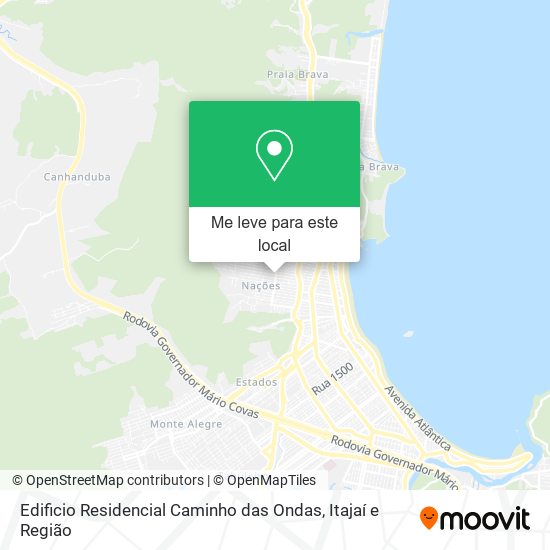 Edificio Residencial Caminho das Ondas mapa