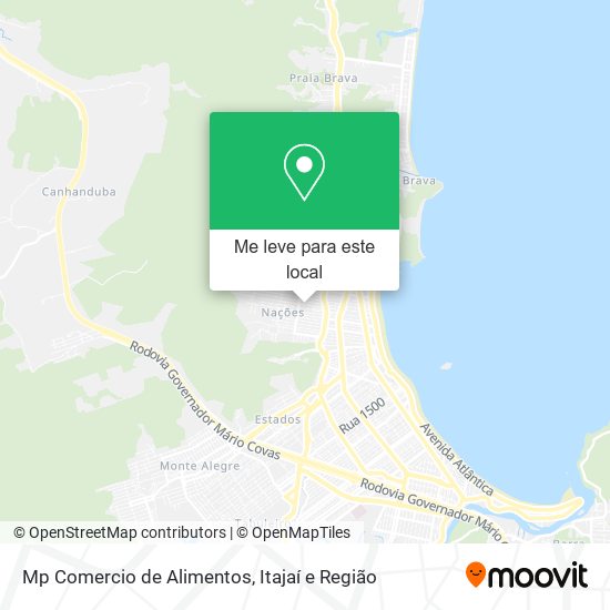 Mp Comercio de Alimentos mapa