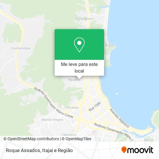 Roque Assados mapa