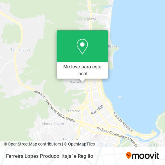 Ferreira Lopes Produco mapa