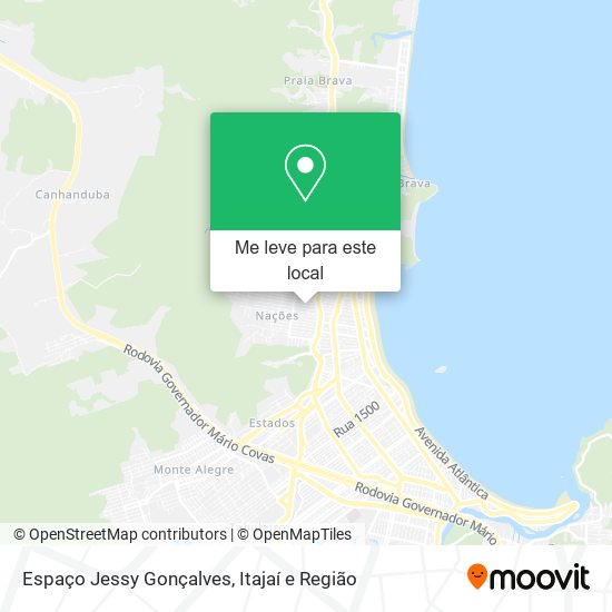 Espaço Jessy Gonçalves mapa