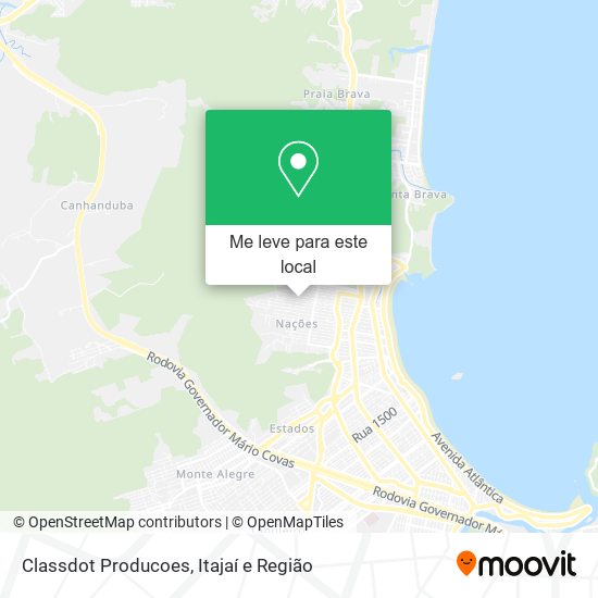 Classdot Producoes mapa
