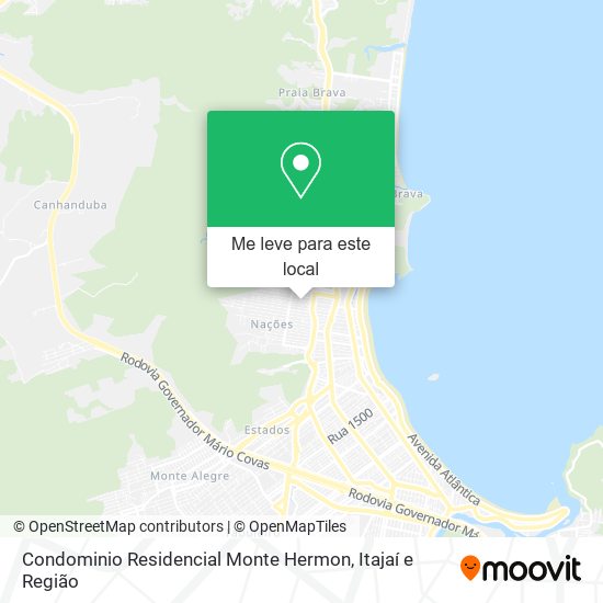Condominio Residencial Monte Hermon mapa
