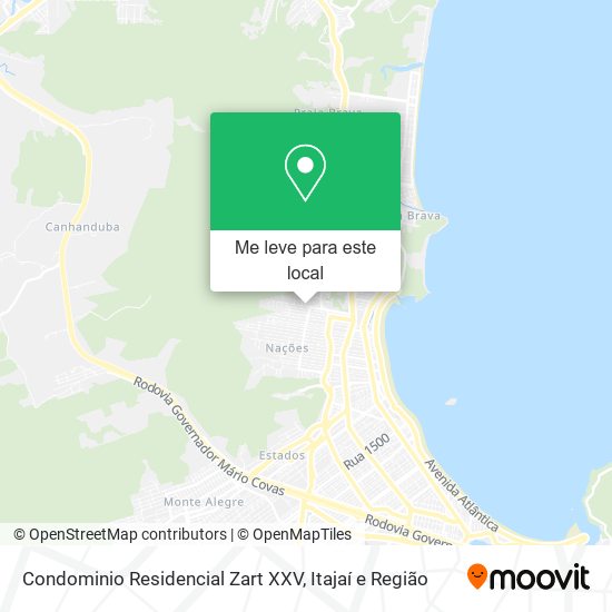 Condominio Residencial Zart XXV mapa
