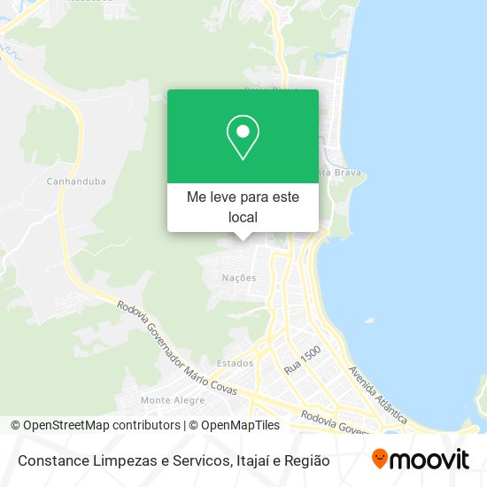 Constance Limpezas e Servicos mapa