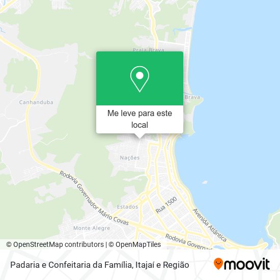 Padaria e Confeitaria da Família mapa