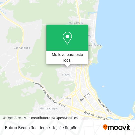 Baboo Beach Residence mapa