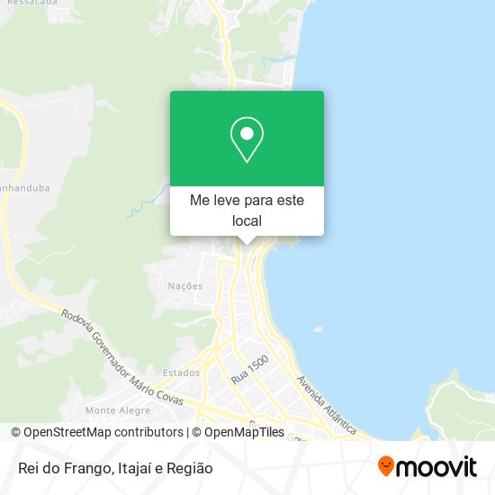 Rei do Frango mapa