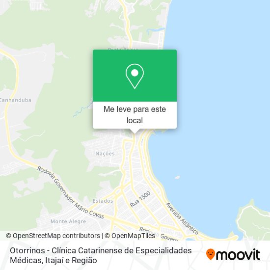 Otorrinos - Clínica Catarinense de Especialidades Médicas mapa