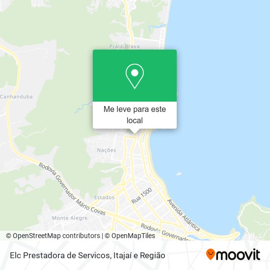 Elc Prestadora de Servicos mapa