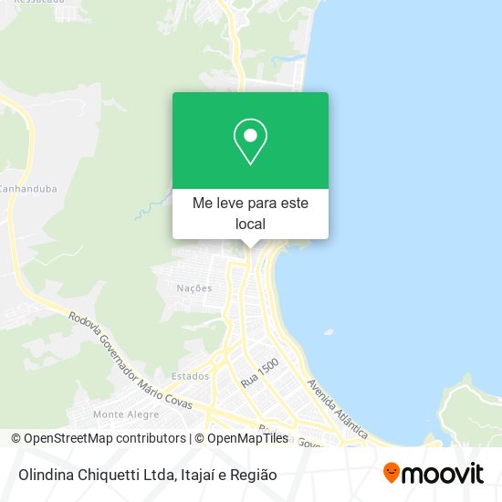 Olindina Chiquetti Ltda mapa