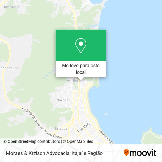 Moraes & Krzisch Advocacia mapa