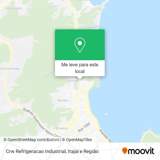 Crw Refrigeracao Industrial mapa