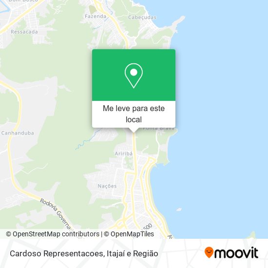 Cardoso Representacoes mapa