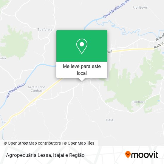 Agropecuária Lessa mapa