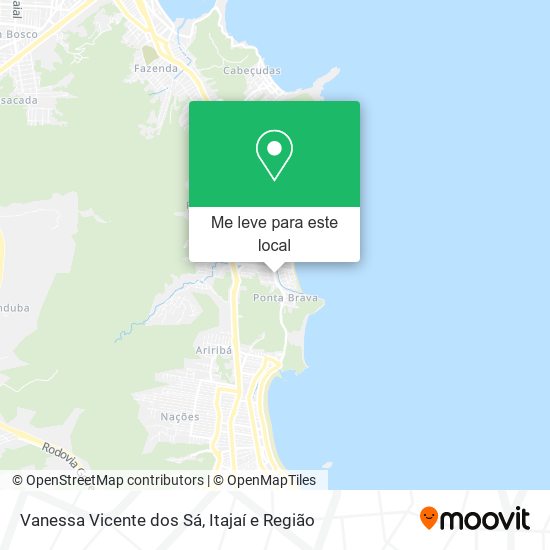 Vanessa Vicente dos Sá mapa