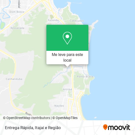 Entrega Rápida mapa