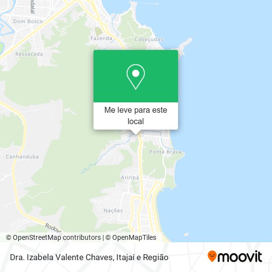 Dra. Izabela Valente Chaves mapa