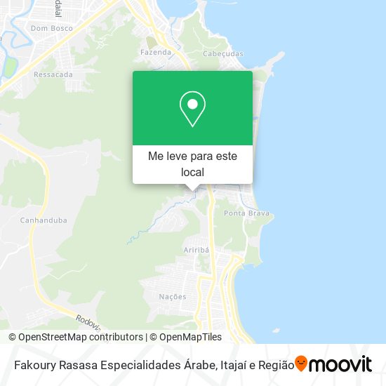 Fakoury Rasasa Especialidades Árabe mapa
