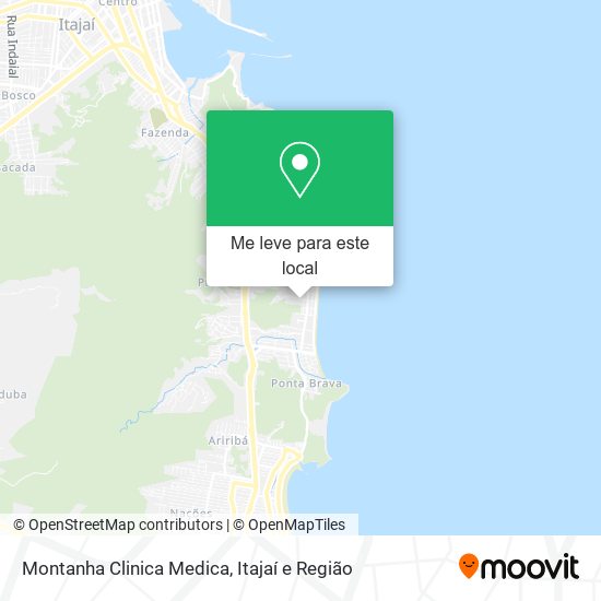 Montanha Clinica Medica mapa