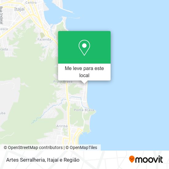 Artes Serralheria mapa