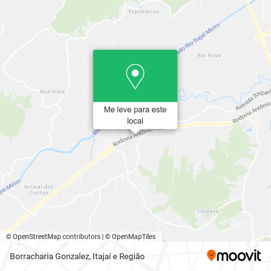 Borracharia Gonzalez mapa