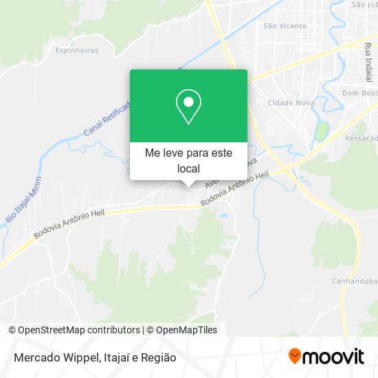 Mercado Wippel mapa