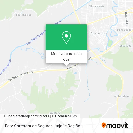 Ratz Corretora de Seguros mapa