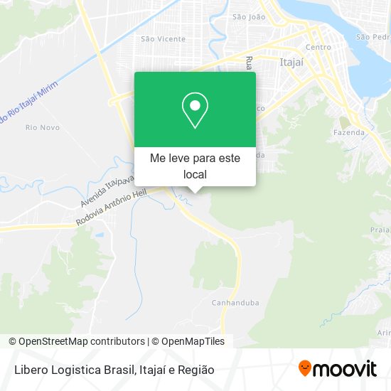 Libero Logistica Brasil mapa