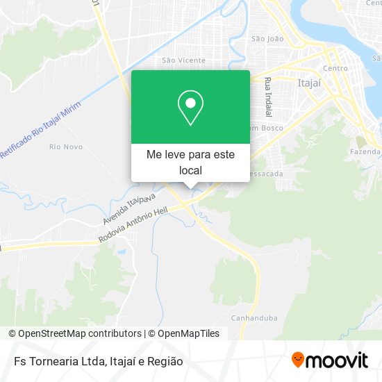 Fs Tornearia Ltda mapa