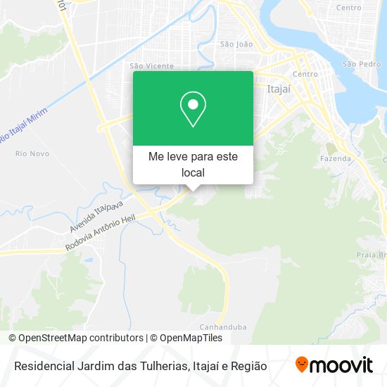 Residencial Jardim das Tulherias mapa