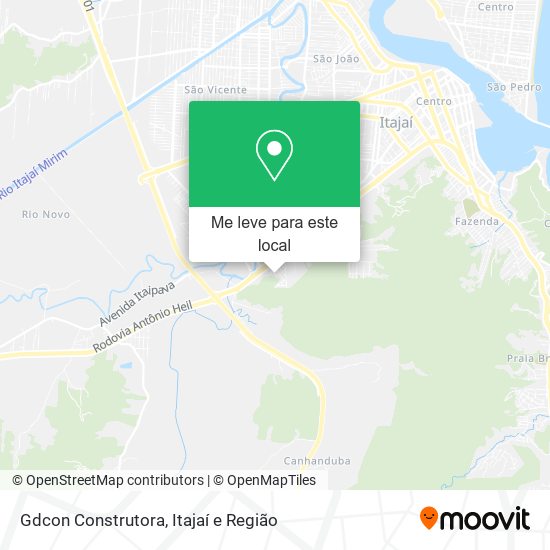 Gdcon Construtora mapa