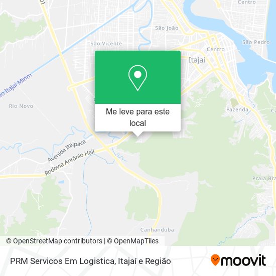 PRM Servicos Em Logistica mapa