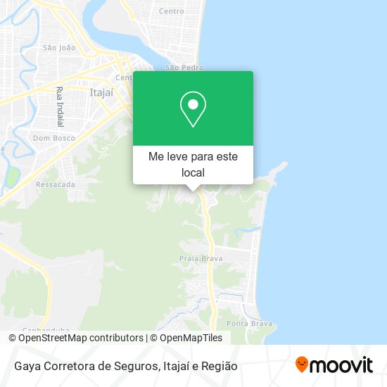 Gaya Corretora de Seguros mapa