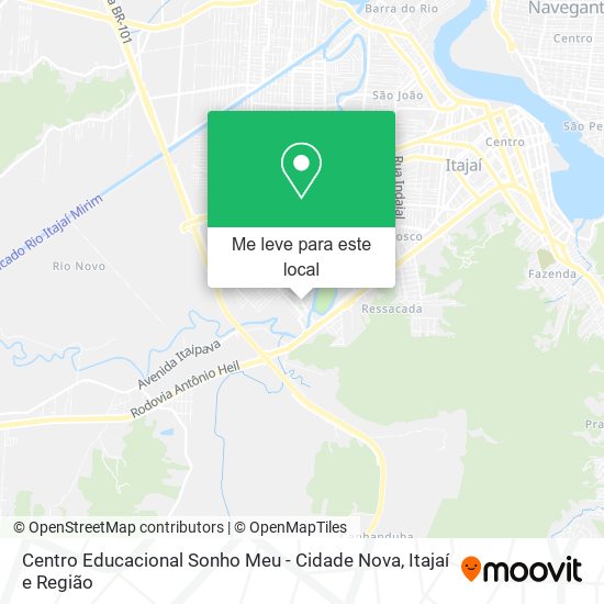 Centro Educacional Sonho Meu - Cidade Nova mapa