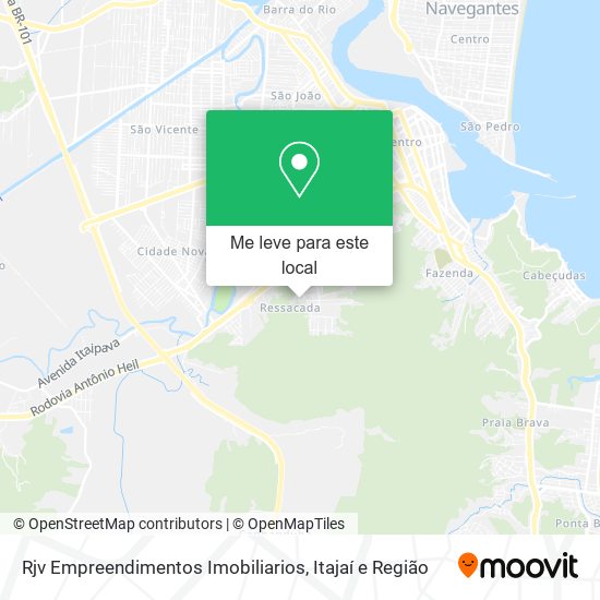 Rjv Empreendimentos Imobiliarios mapa