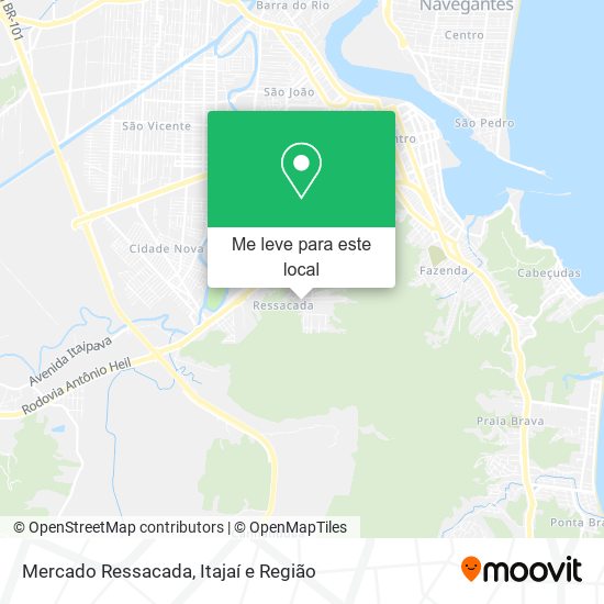 Mercado Ressacada mapa