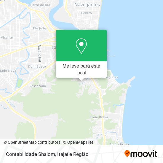 Contabilidade Shalom mapa