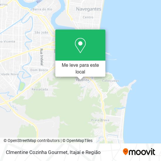 Clmentine Cozinha Gourmet mapa