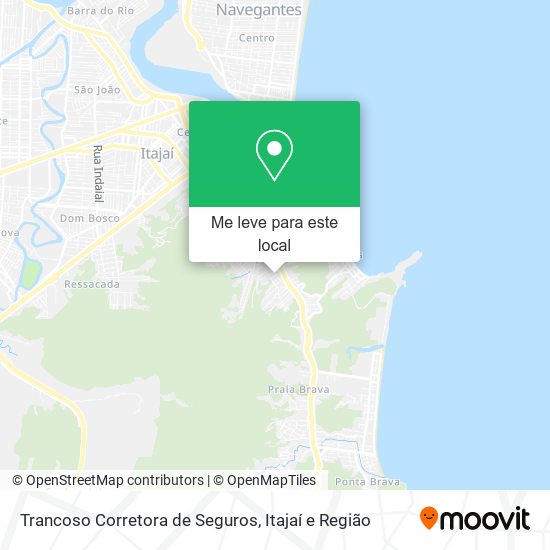 Trancoso Corretora de Seguros mapa