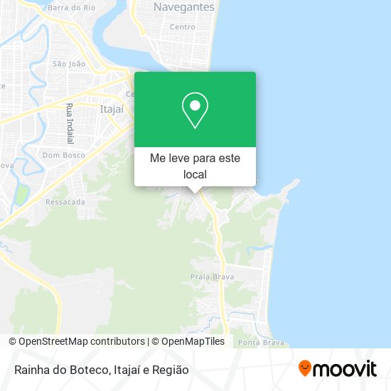 Rainha do Boteco mapa