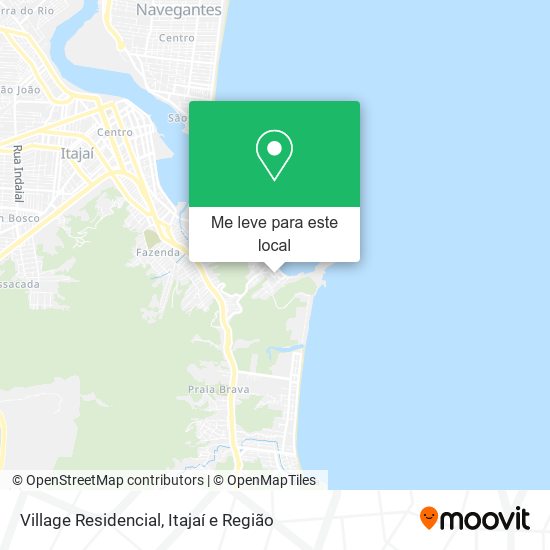 Village Residencial mapa