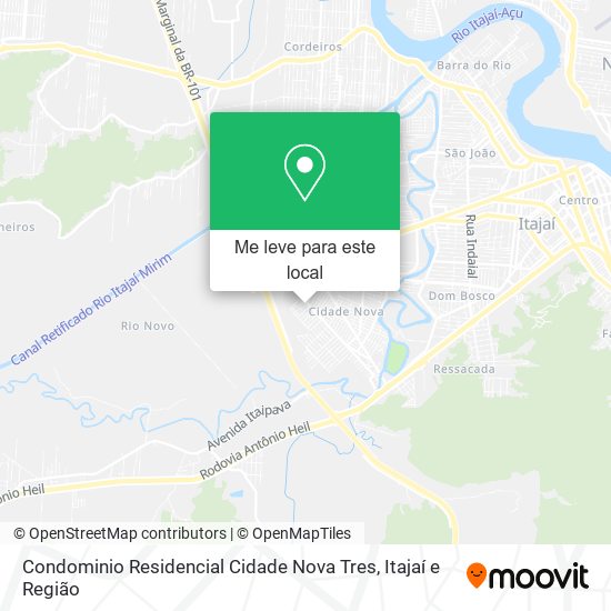 Condominio Residencial Cidade Nova Tres mapa