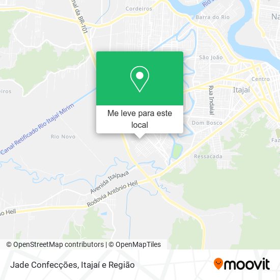 Jade Confecções mapa