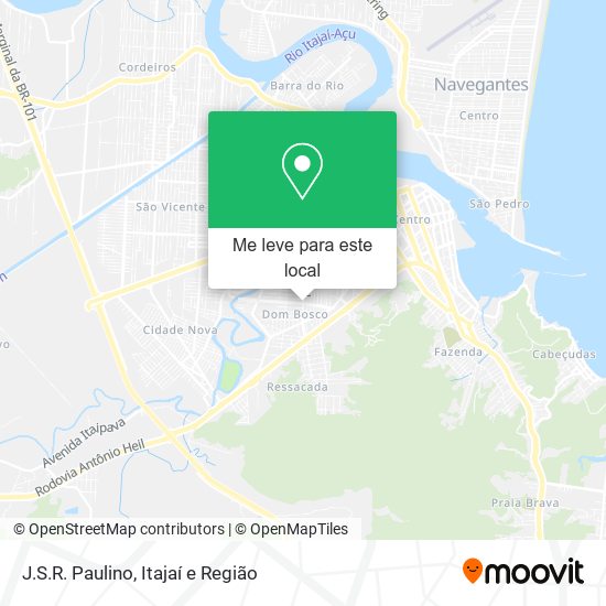 J.S.R. Paulino mapa