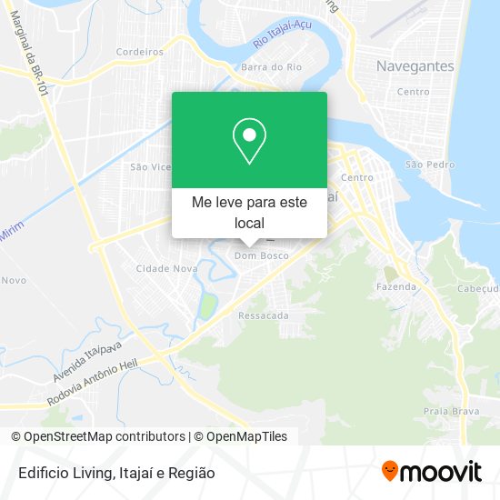 Edificio Living mapa