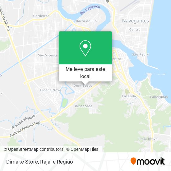 Dimake Store mapa